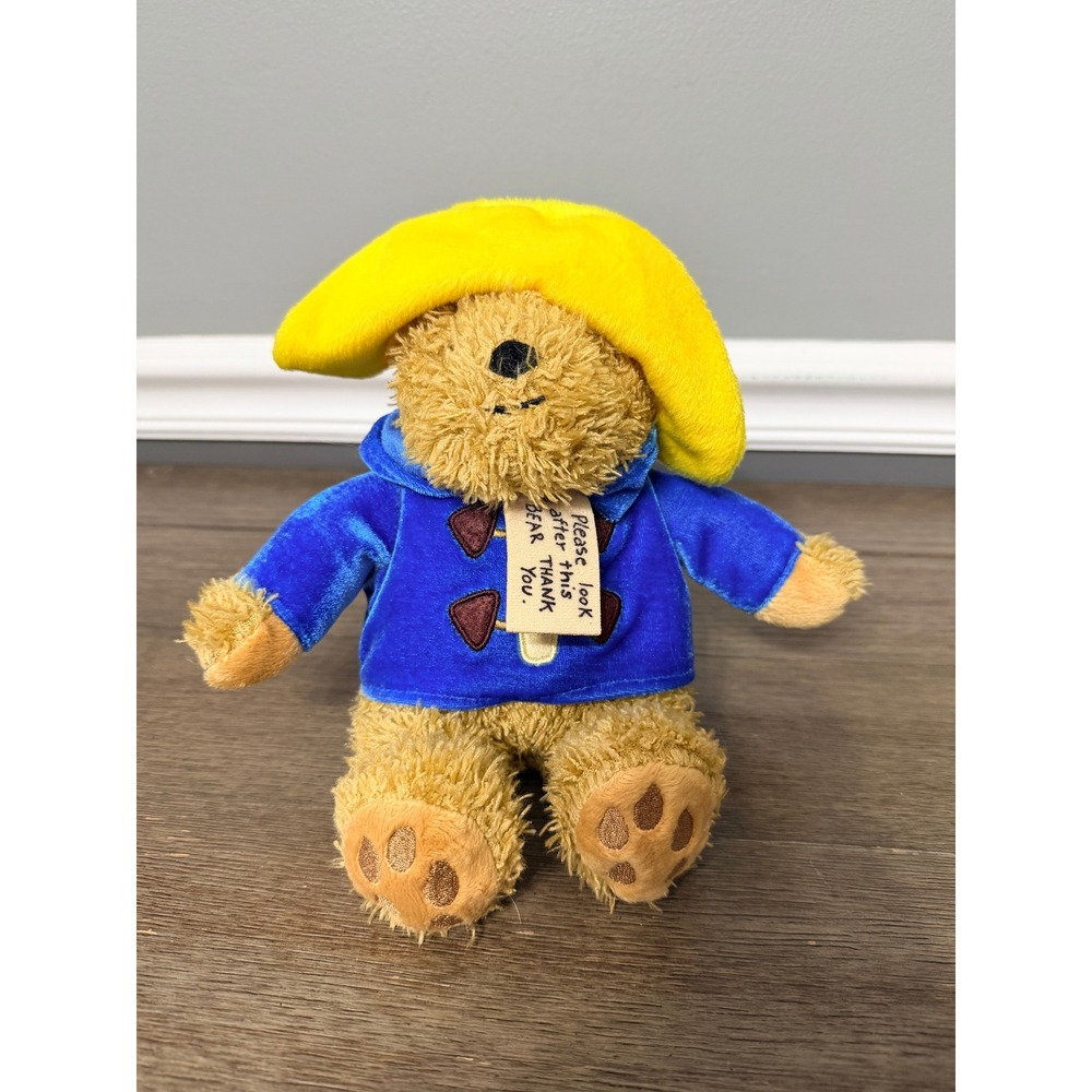 Yottoy My First Paddington‎ Bear with Yellow Hat Blue Raincoat Plush